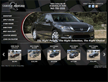 Tablet Screenshot of cortezmotors.com